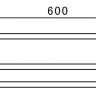 Полотенцедержатель Art&Max Gotico AM-E-4848AQ двойной