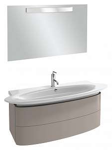 Мебель для ванной Jacob Delafon Presquile 130 серый титан, 2 ящика