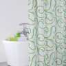 Штора для ванной Iddis Flower Lace Green