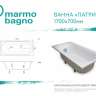 Ванна из литьевого мрамора Marmo Bagno Патриция MB-PA 170х70 (арт. MB-PA170х70)